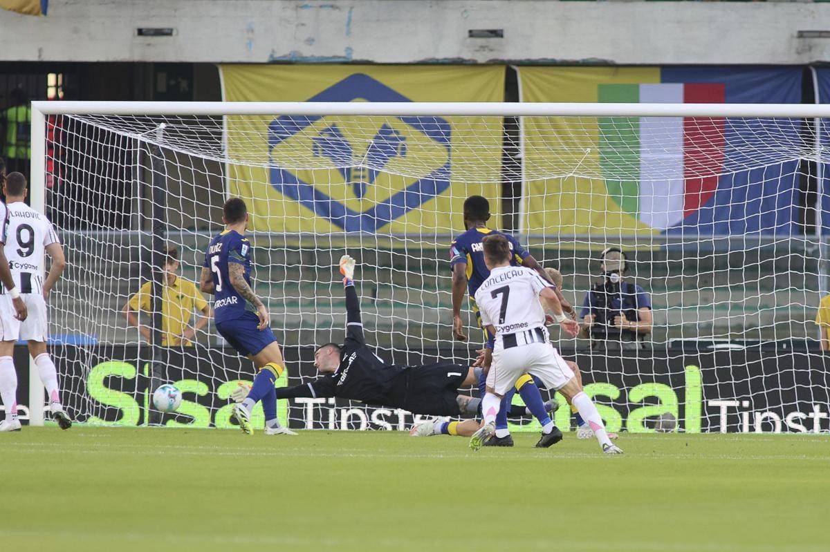 Verona-Juventus 1-1, Orban risponde a Conceicao -