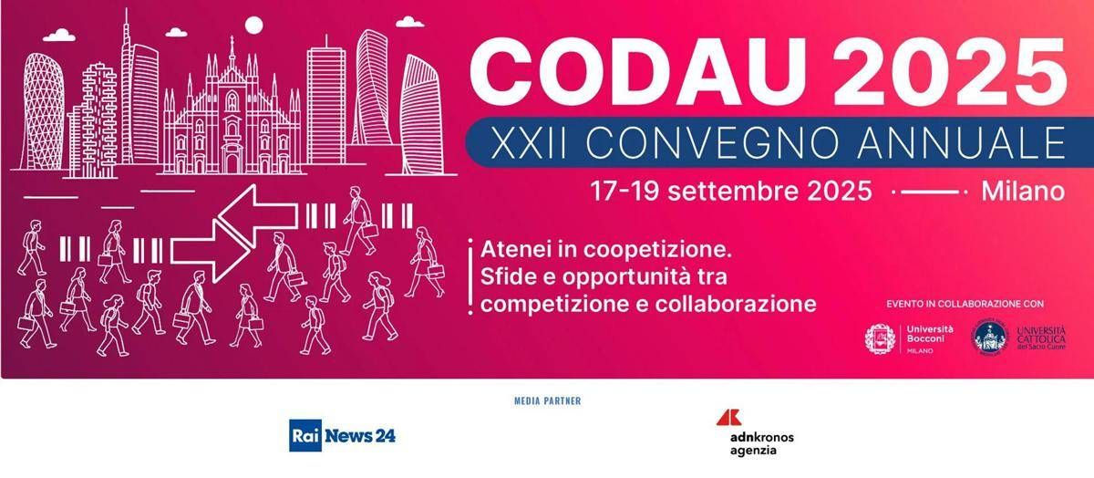 Atenei in 'coopetizione', a Milano convegno annuale Codau - 