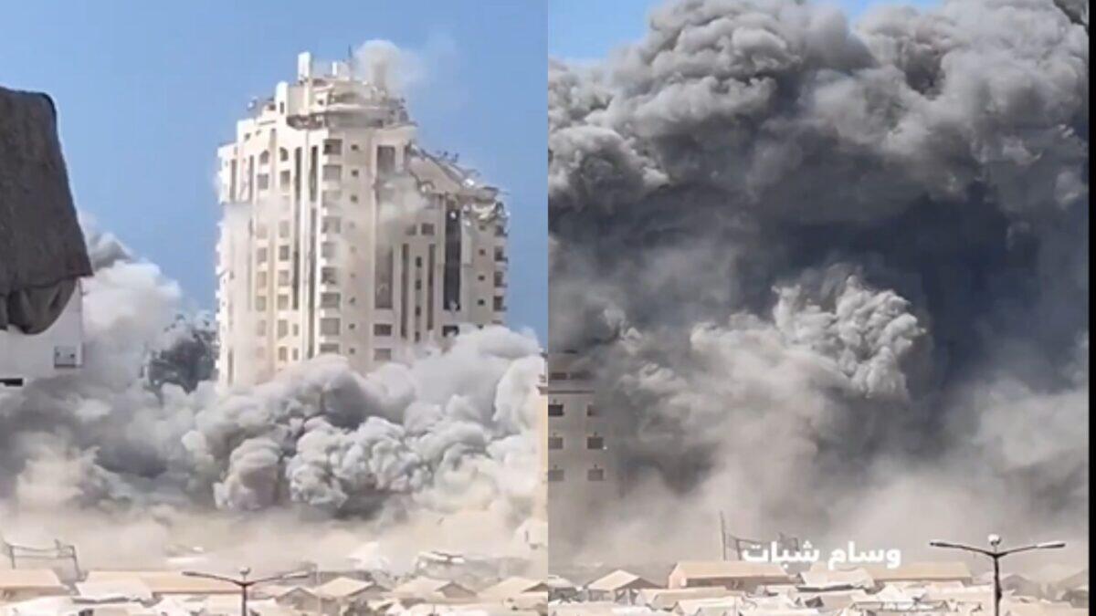 Gaza City in ginocchio | La veritĂ nascosta dietro la caduta della Mushtaha Tower e le sue conseguenze devastanti! -