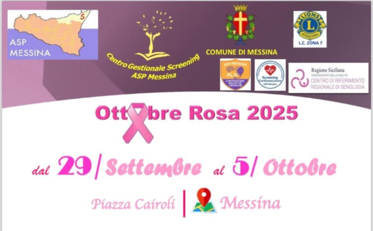 Comune di Messina illumina di rosa il Palazzo: ecco perché la prevenzione è più importante che mai! - 