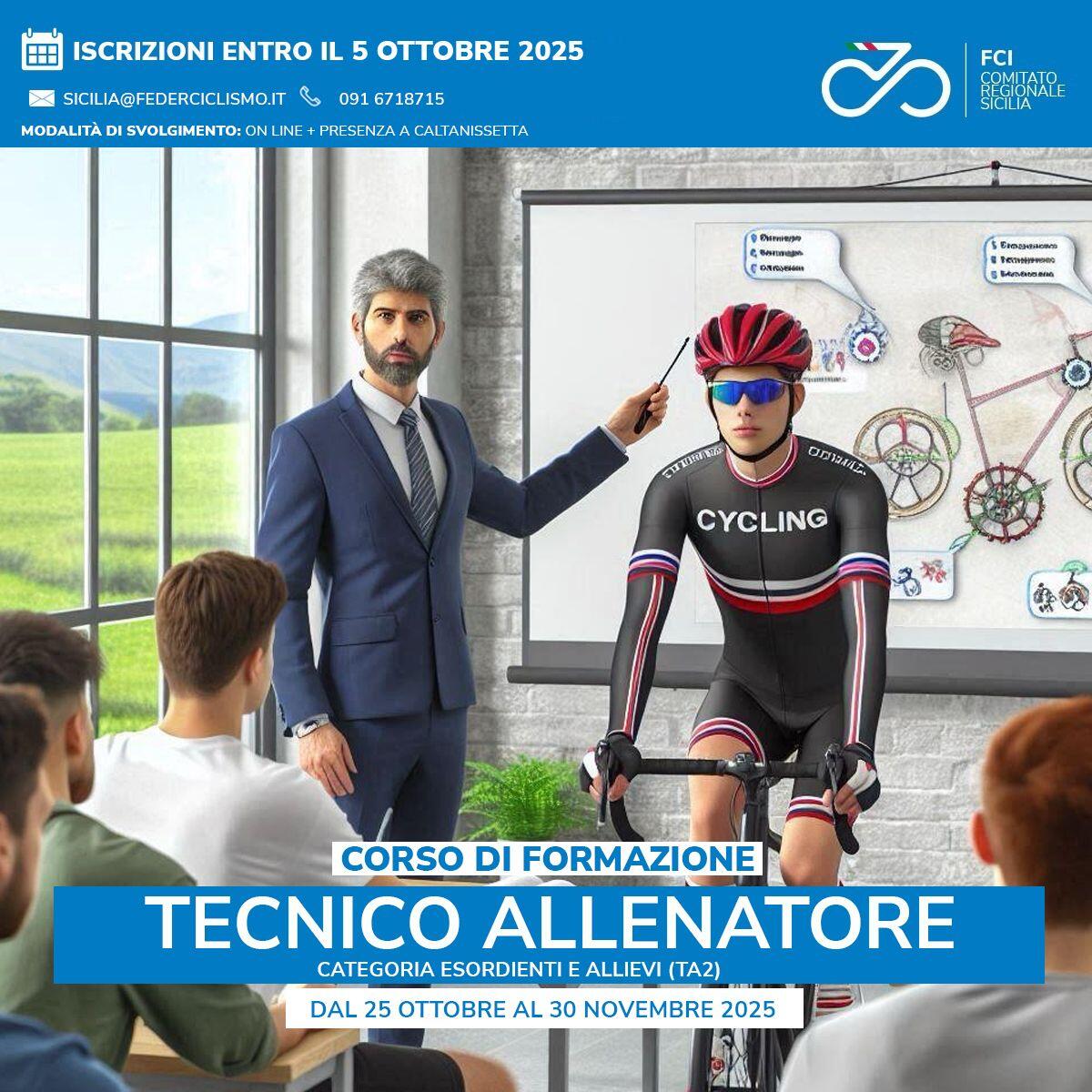 CORSO PER TECNICO ALLENATORE IN SICILIA | Scopri perché pochi sanno come poter diventare esperti con Federciclismo Sicilia! - 