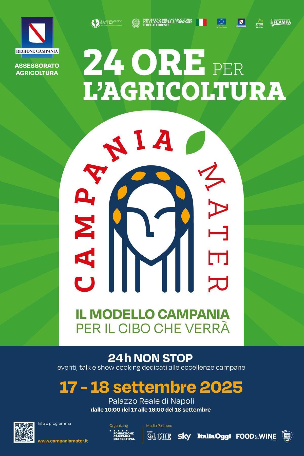 Agroalimentare, Palazzo Reale di Napoli ospita 'Campania Mater' per futuro del settore - 