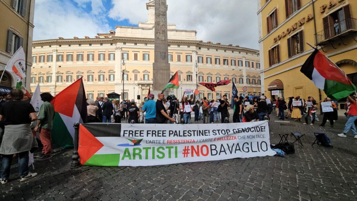 Sit-in a Montecitorio | La battaglia per la Palestina potrebbe cambiare tutto! - 