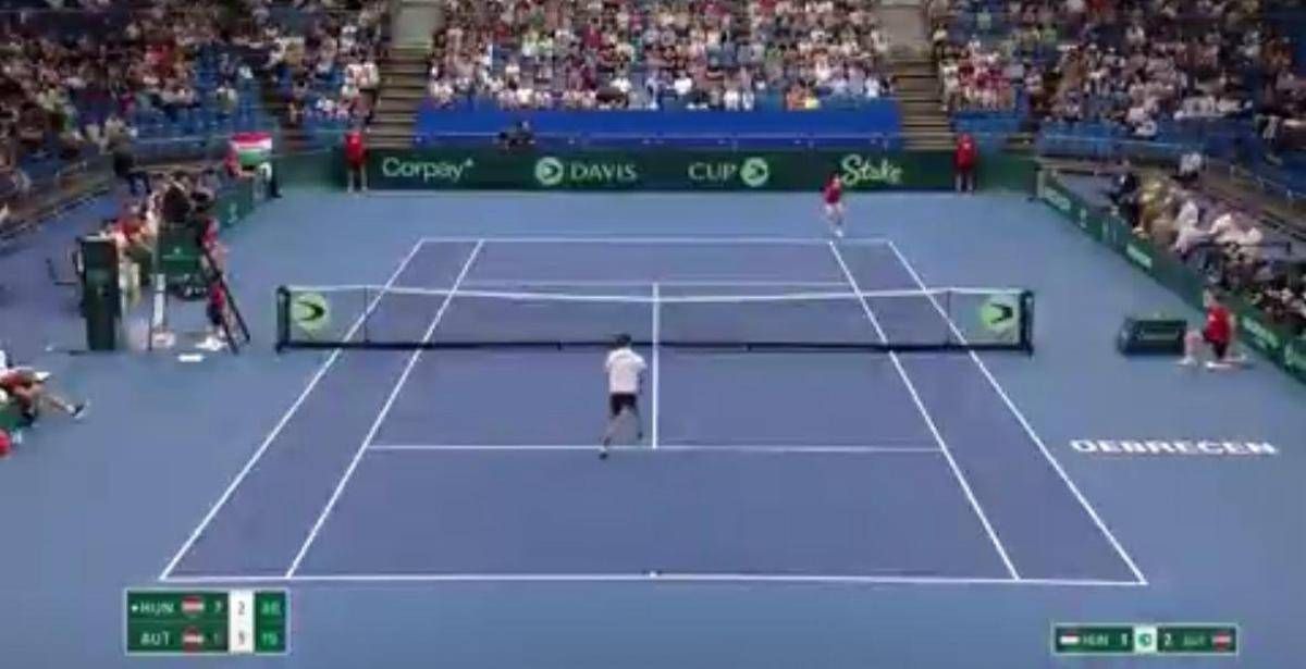 Coppa Davis, il servizio da ping-pong di Piros diventa l'ace dell'anno -