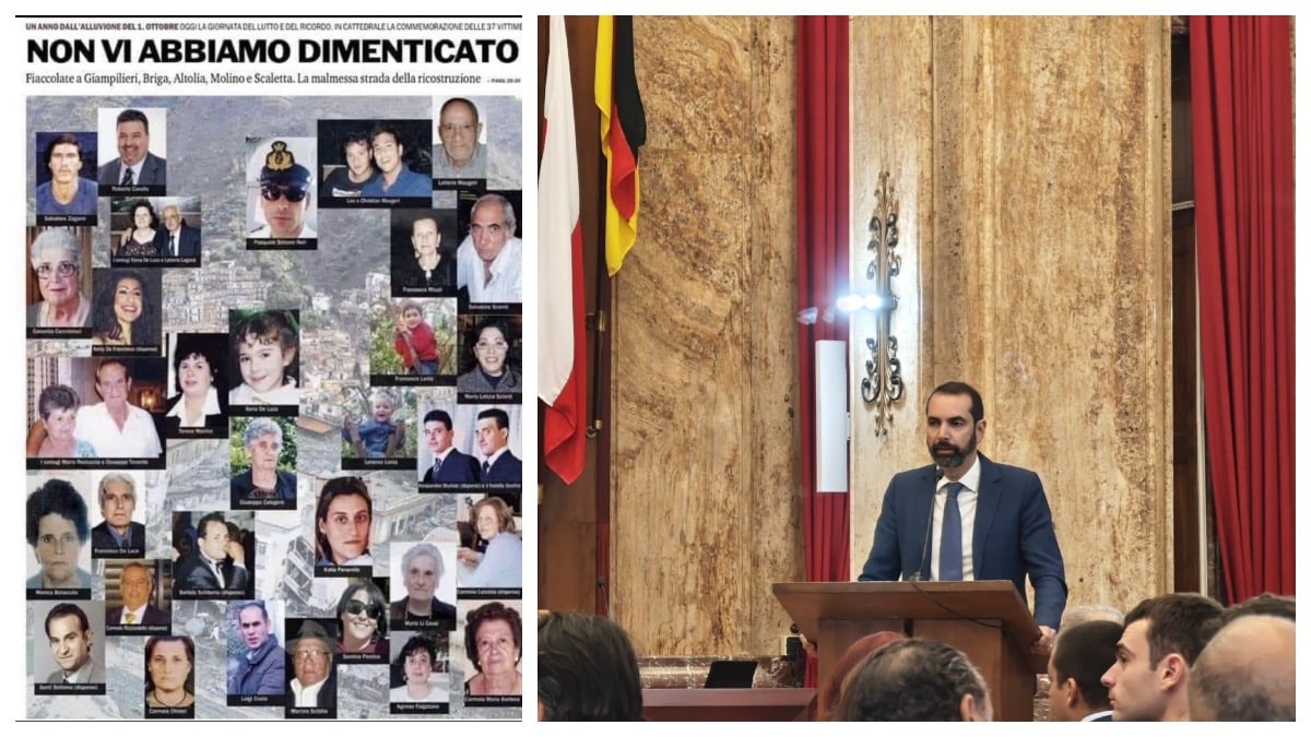Messina, il sindaco Basile ricorda l’alluvione del 2009 - 
