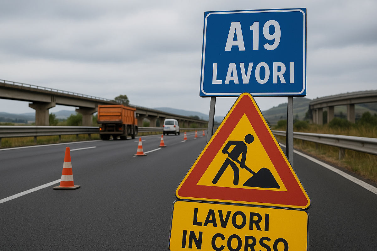🚧 A19 Palermo-Catania, via ai lavori sul viadotto Cannatello - 