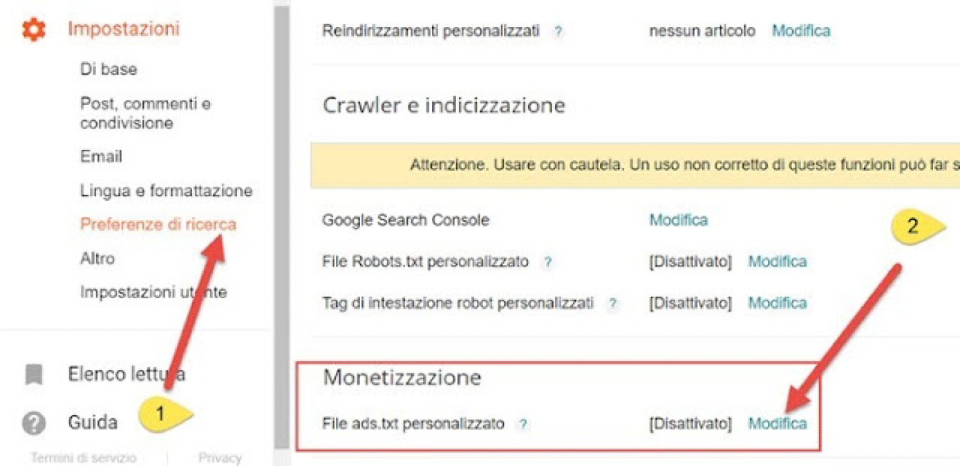 Implementare ads.txt su Blogger  - 