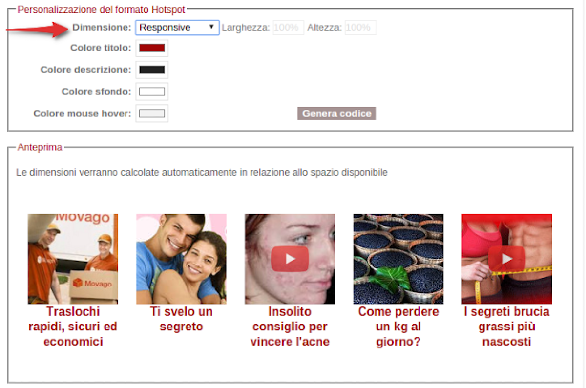 Come Utilizzare gli Hotspot (Formati Native) sui Siti Responsive  - 