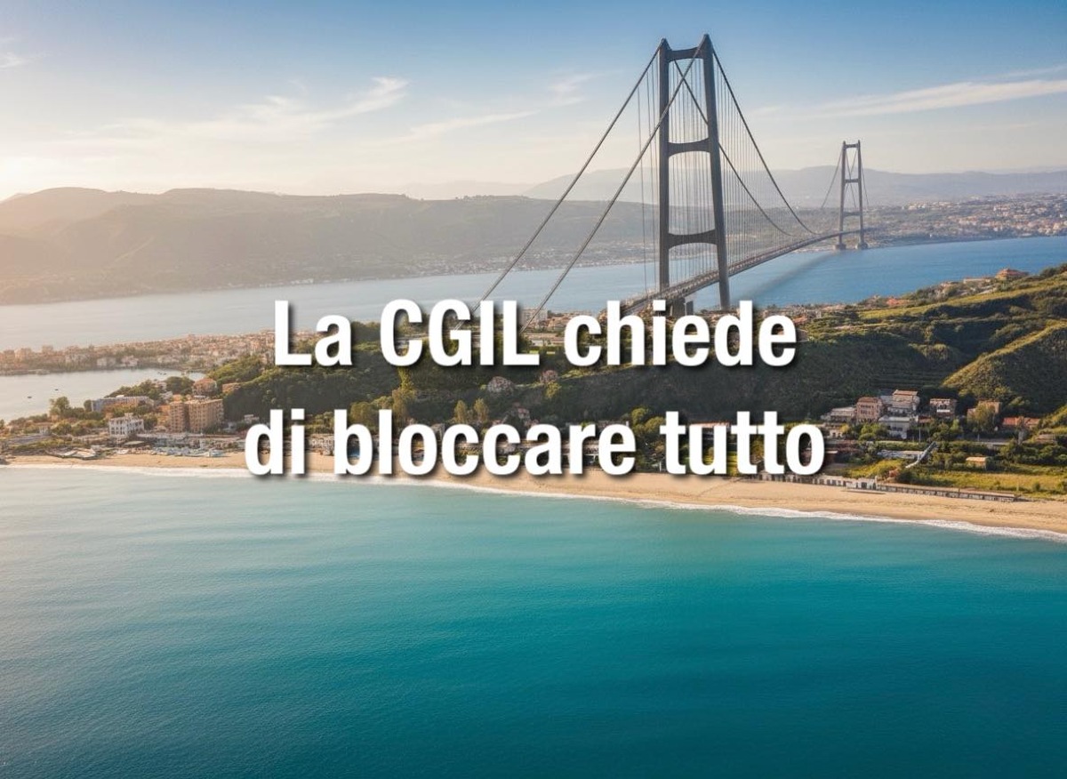 Ponte sullo Stretto di Messina | La CGIL torna a dire “no” - Credit foto Ponte sullo Stretto di Messina