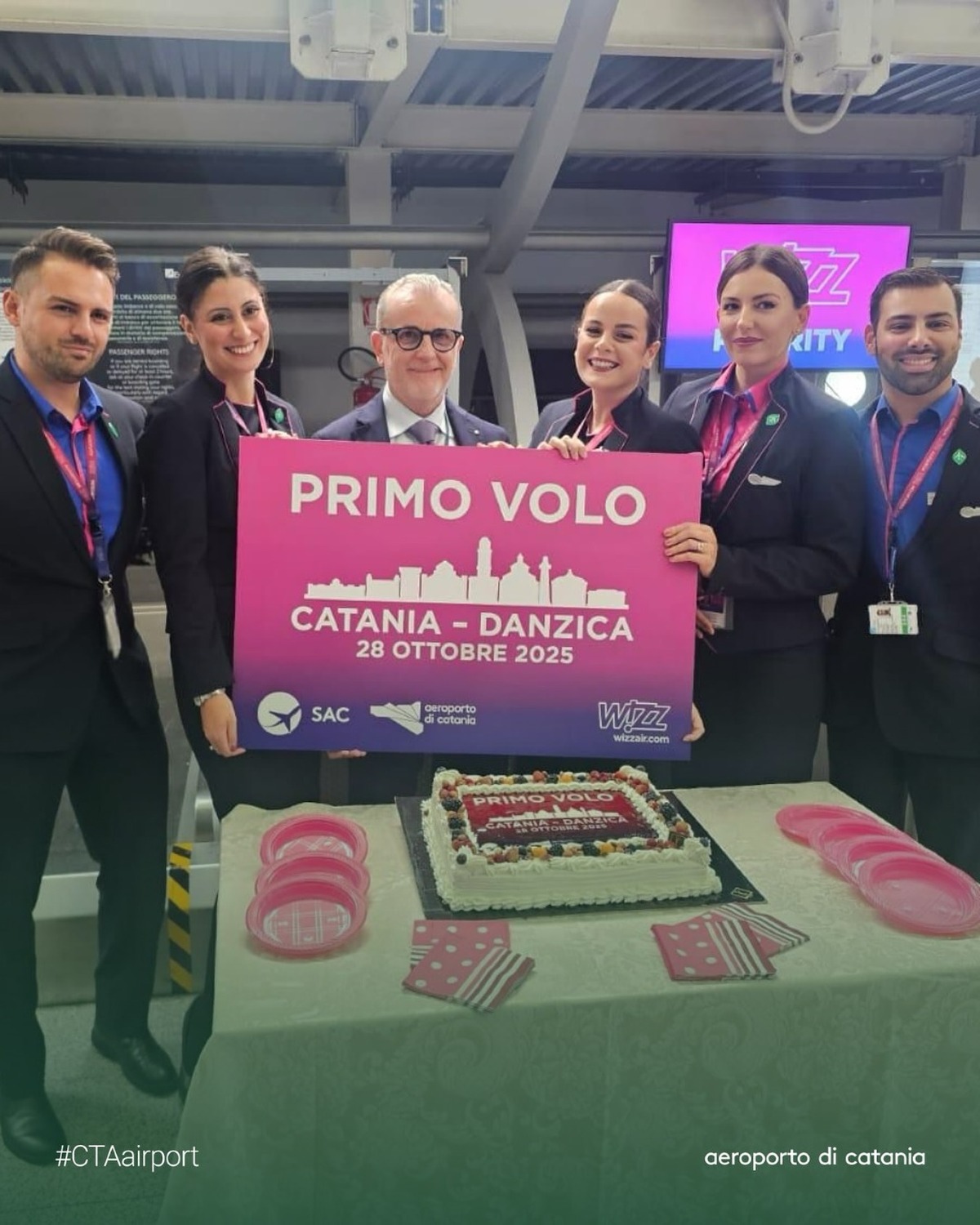✈️ Catania guarda a nord: inaugurata la rotta per Danzica - Credit Foto Aeroporto di Catania - Sicilia