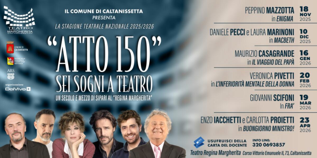 Proroga degli abbonamenti al Comune di Caltanissetta | Scopri perché gli amanti del teatro non possono perderla! - 