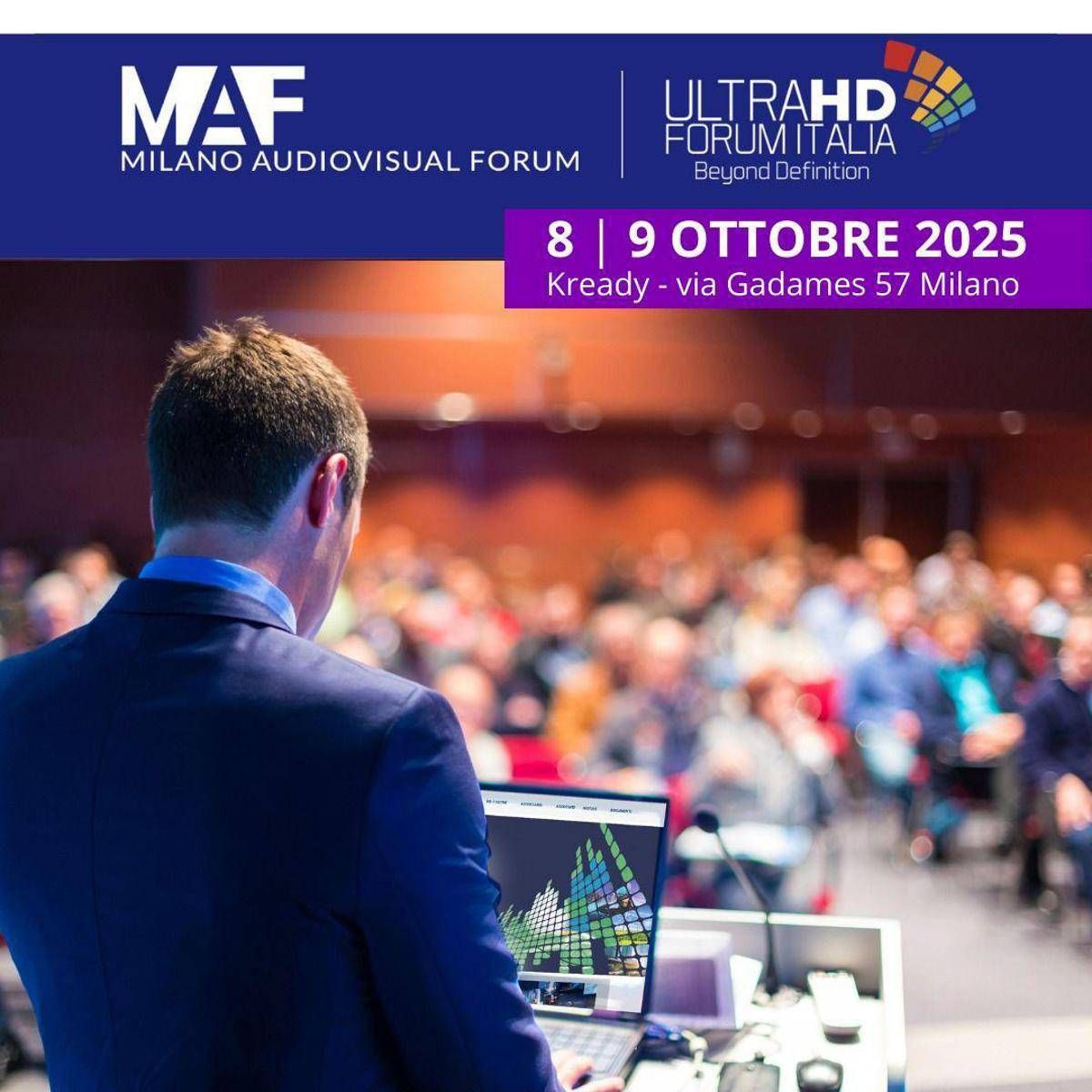 L'8 e il 9 ottobre torna il Milano Audiovisual Forum - 