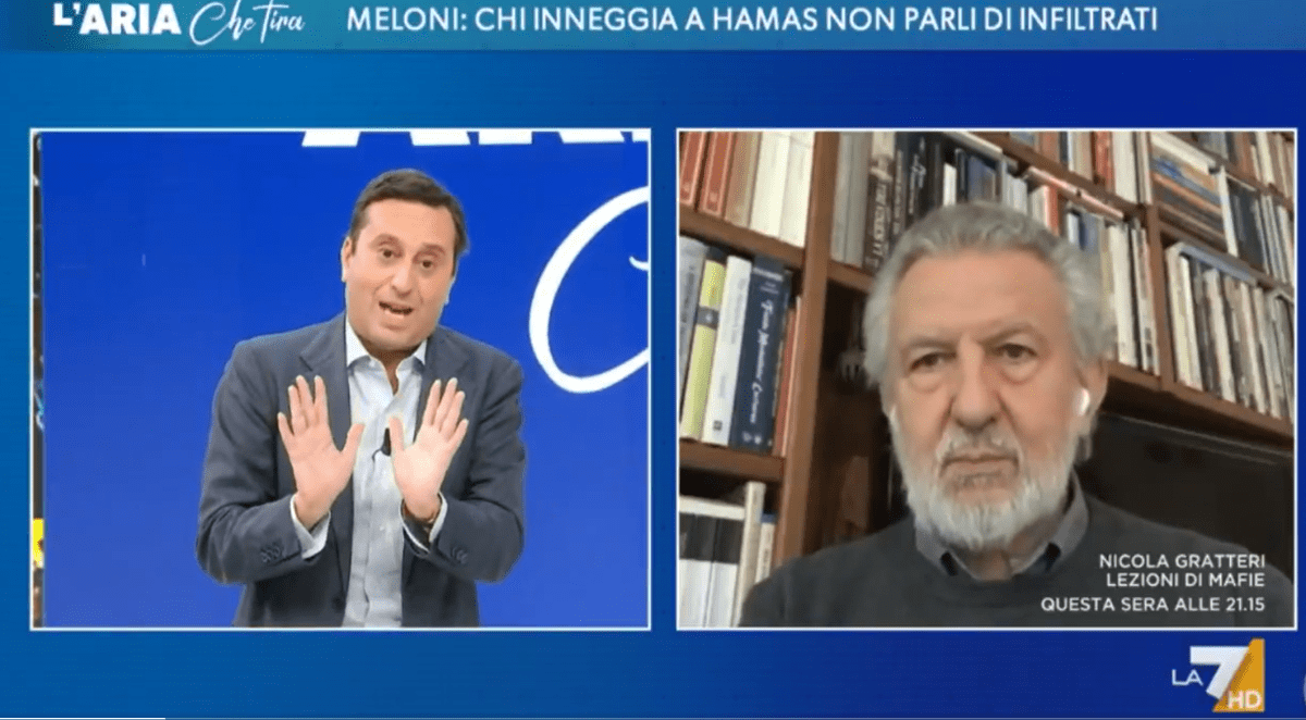 Gaza, Odifreddi 'gela' Parenzo in tv: "Hamas è ala estrema della resistenza palestinese" -