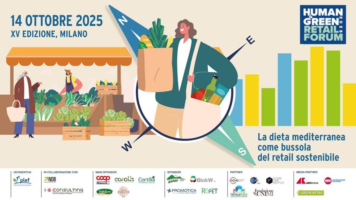 Human&Green Retail Forum 2025, la Dieta Mediterranea diventa algoritmo - 