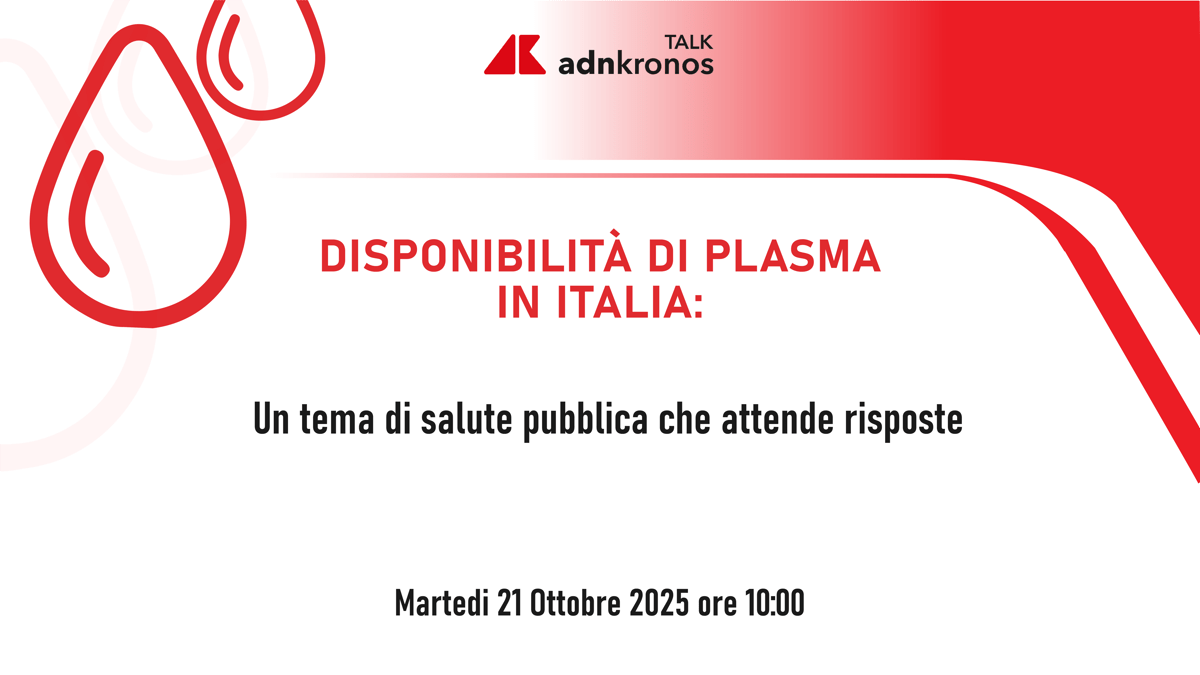 Plasmaderivati, esperti a confronto per garantirne la disponibilità in Italia - Diretta domani dalle 10 -