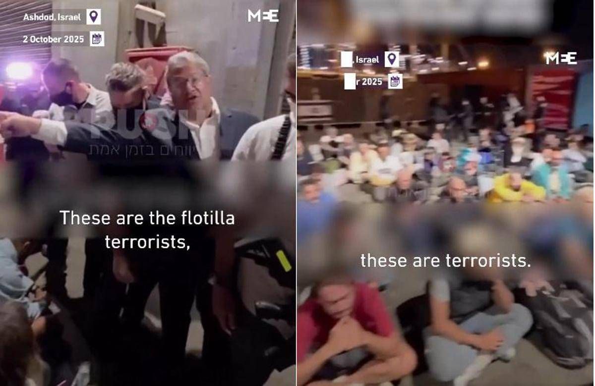 Flotilla, ministro Ben Gvir ad Ashdod: "Attivisti terroristi" - 