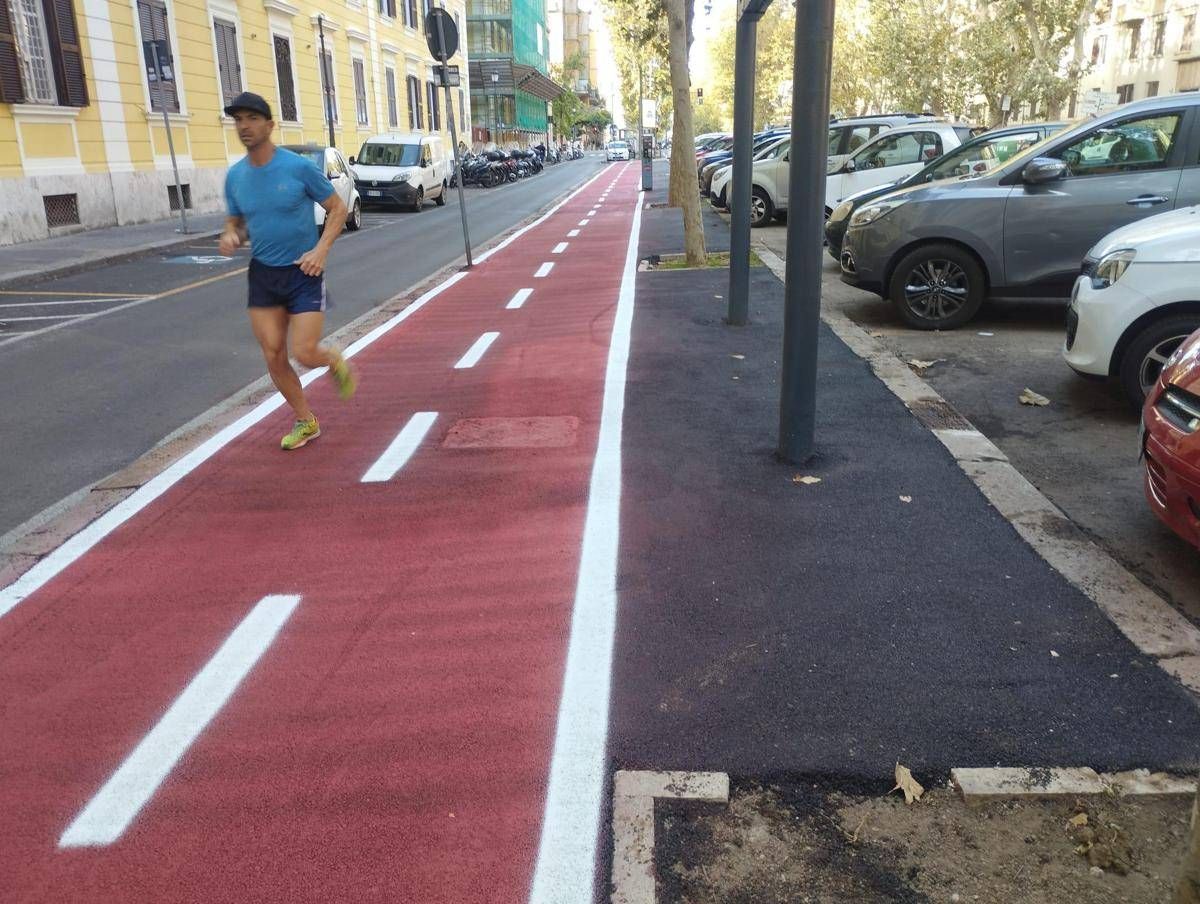 Municipio I Roma, pista ciclabile e marciapiede, concluso rifacimento largo Trionfale-via Barletta - 