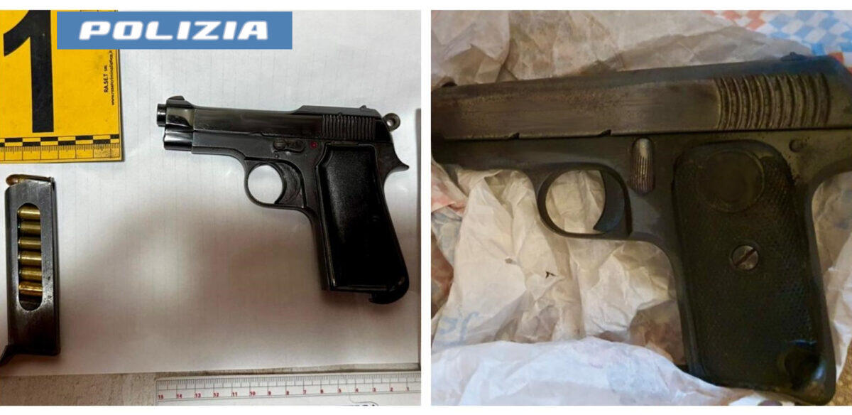 Arrestati due pregiudicati a Catania | La Polizia scopre armi clandestine in agguato! - 