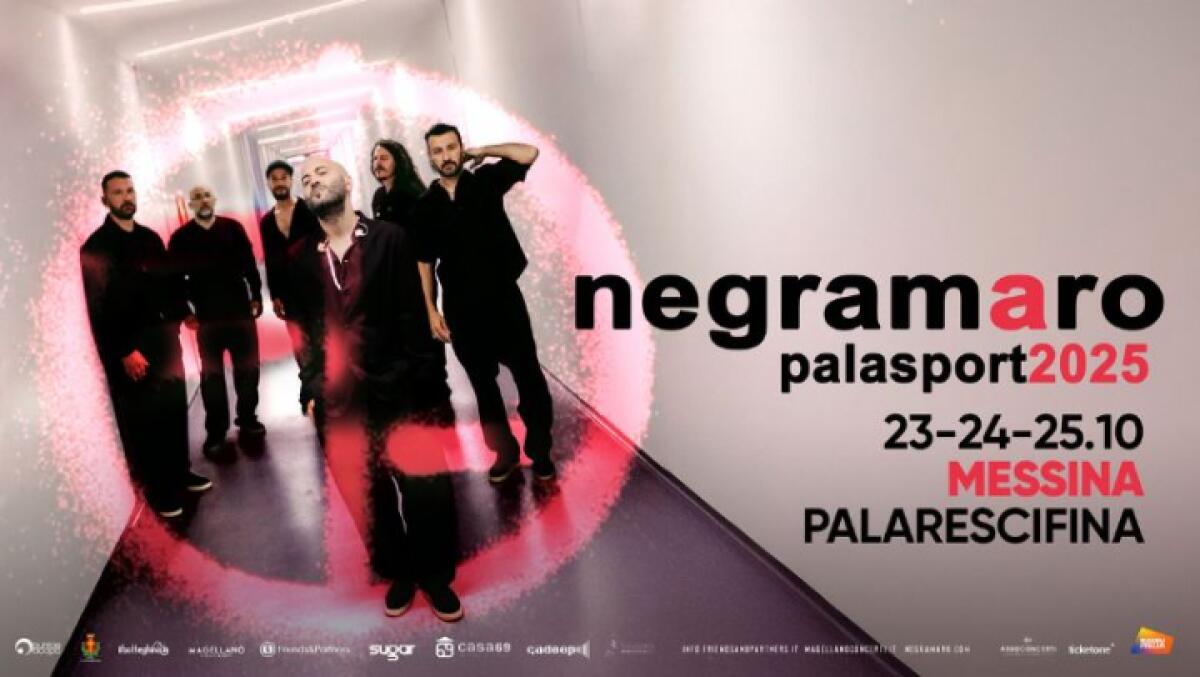 Negramaro in concerto al PalaRescifina | Scopri le incredible novitĂ da sapere per il Comune di Messina! -