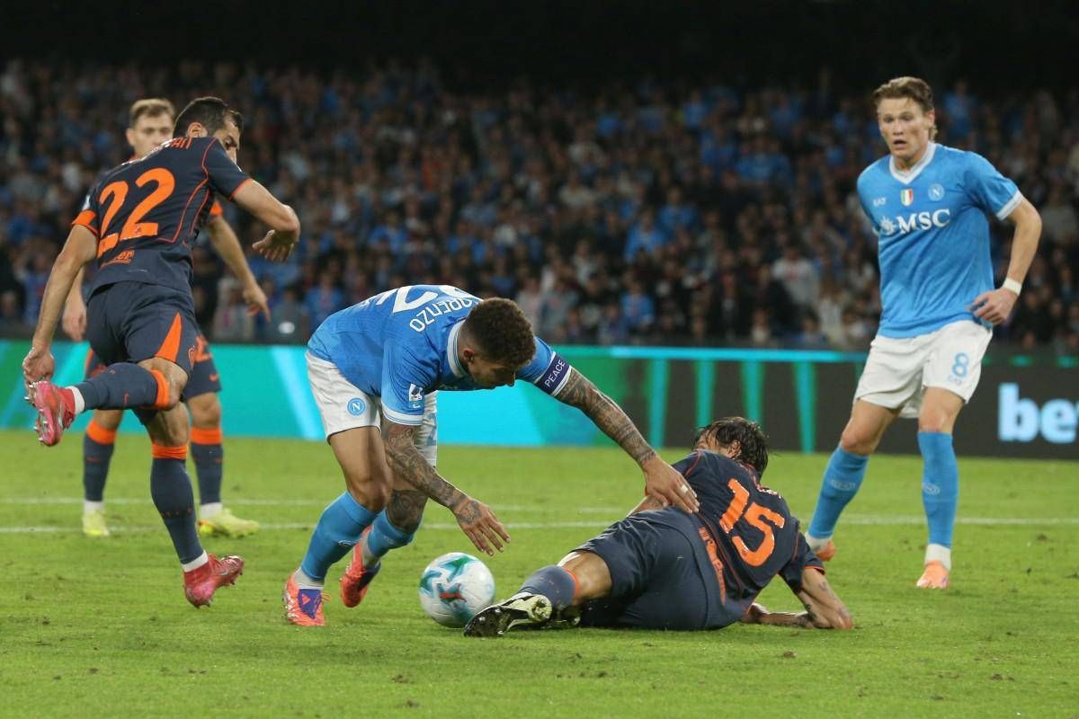 Bergonzi accusa Di Lorenzo: "Antisportivo su rigore contro Inter". Furia agente e Napoli - 