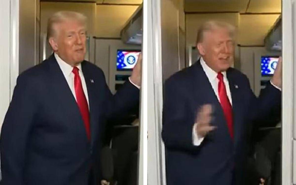 L'Air Force One 'balla', Trump: "Volo complicato ma non tremo" -