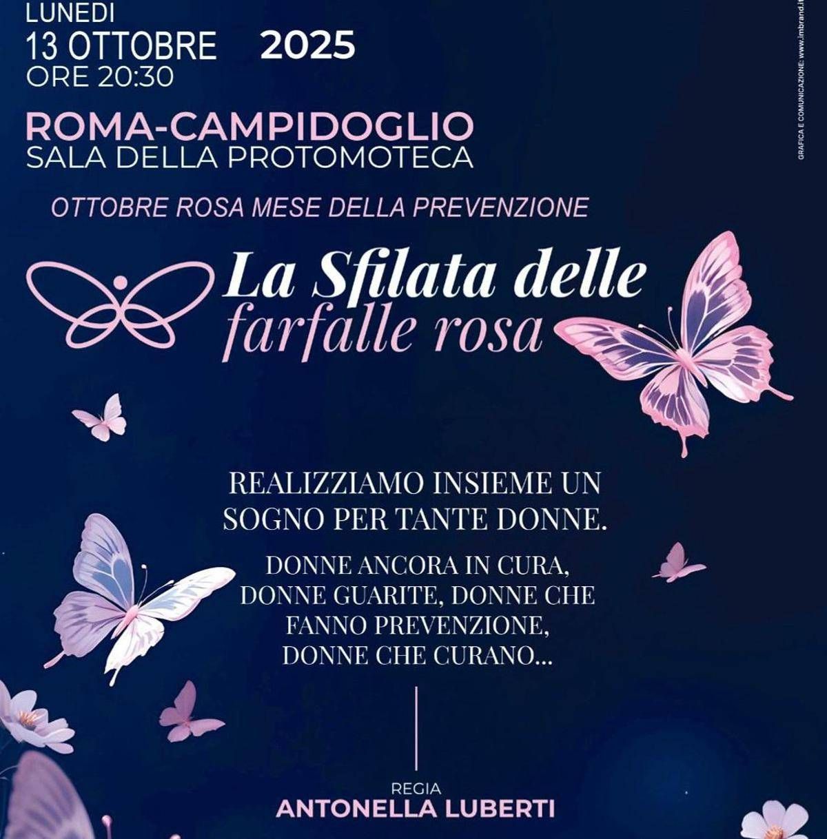 'La Sfilata delle Farfalle Rosa', a Roma il 13 ottobre si celebrano le donne e la prevenzione - 