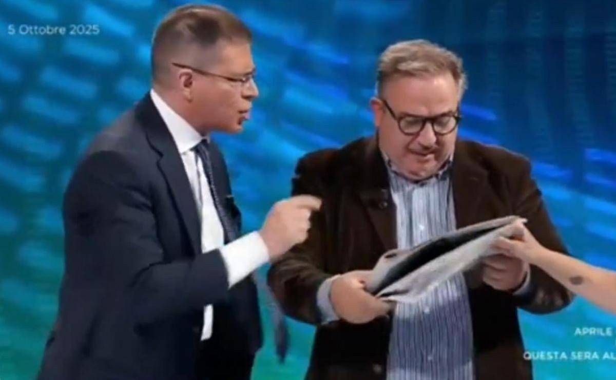 Capezzone-Telese, lite in tv sulla Flotilla tra "buffone" e "fascista" - 