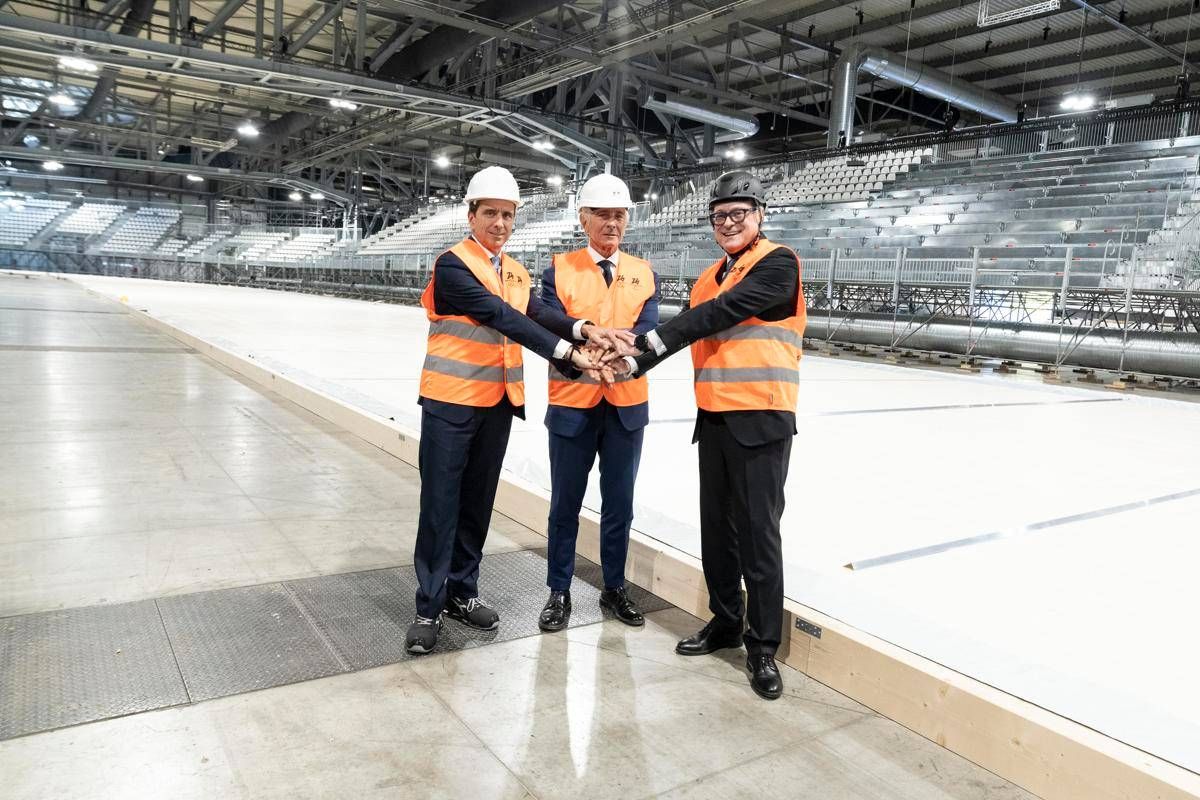 Milano-Cortina, Abodi in visita al quartiere fieristico di Rho - 