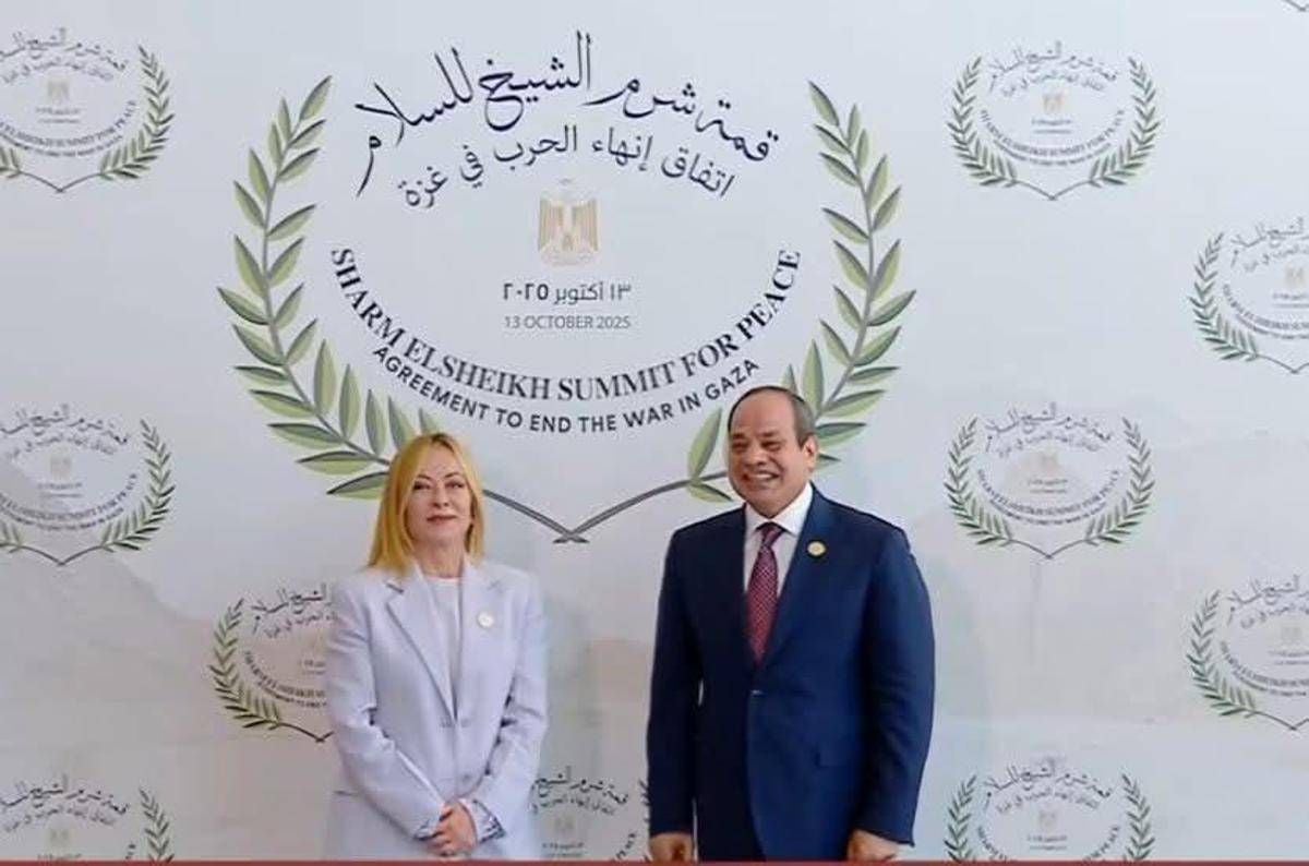 A Sharm il bilaterale Meloni-al Sisi: "Insieme per la pace in Medio Oriente" -