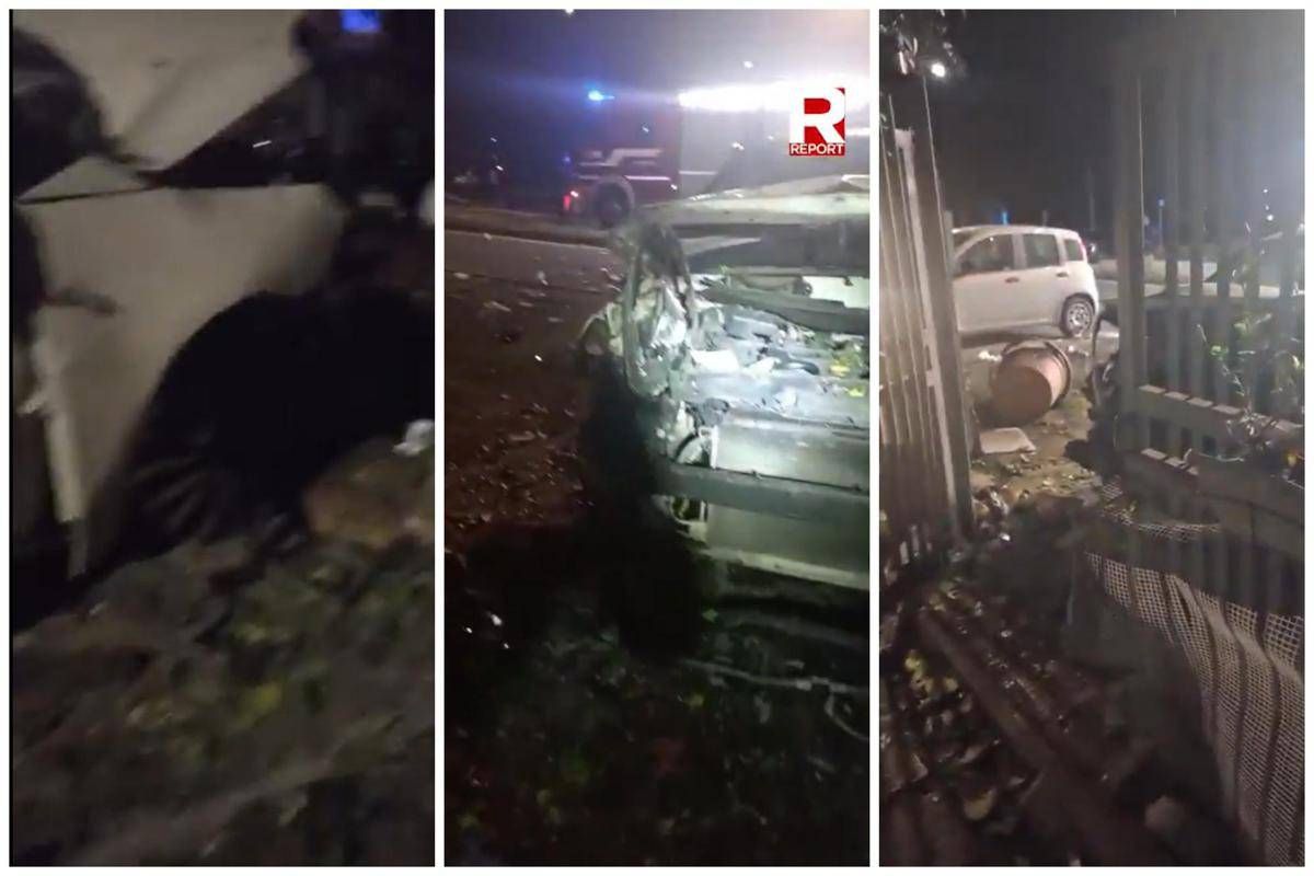 Report, il video dell'auto di Ranucci dopo l'esplosione dell'ordigno a Campo Ascolano -