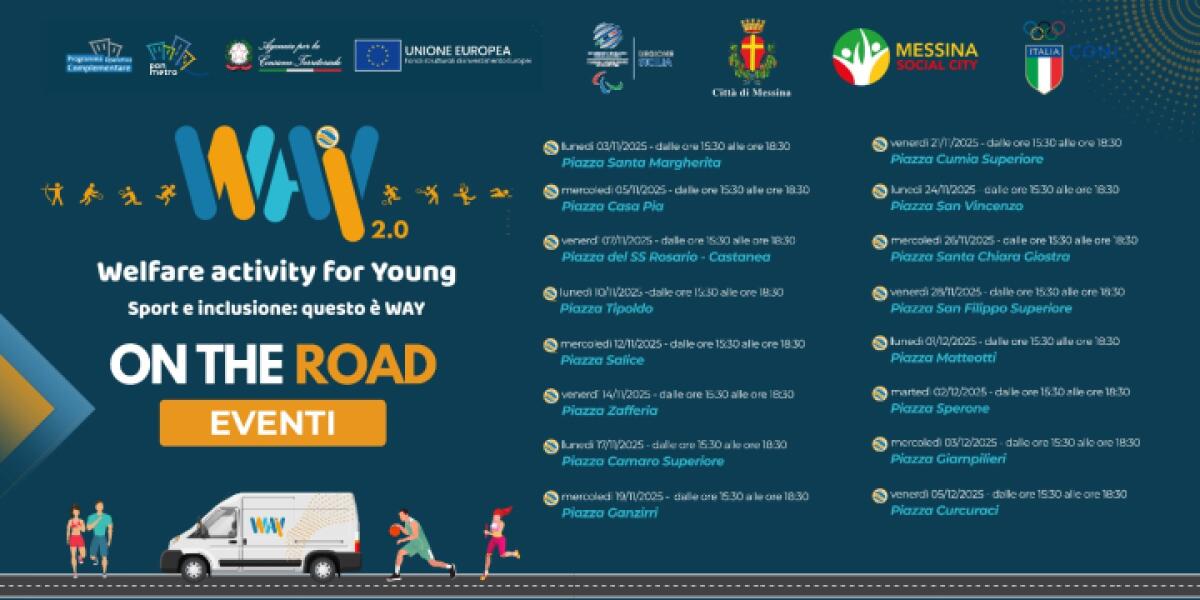 WAY on the ROAD rivoluziona Messina | L'incredibile iniziativa del Comune di Messina che unisce sport e comunità! - 