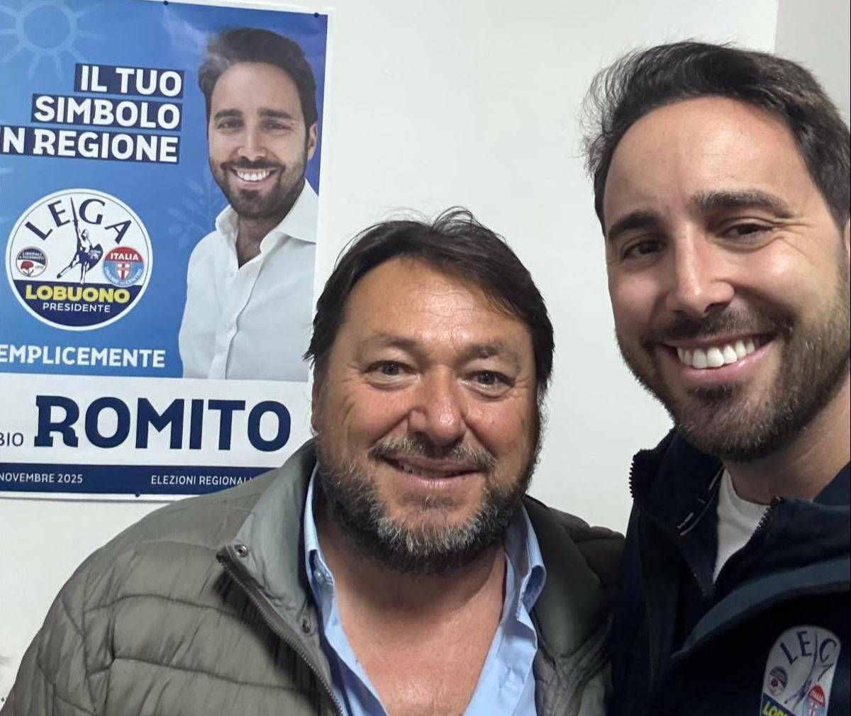 Candidato della Lega pubblica foto con il sosia di Ranucci: "Anche lui vota per noi". E' polemica - 