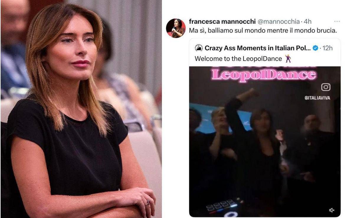 Boschi-Mannocchi, scontro social sulla Leopolda: "Attacchi chi balla proprio il 7 ottobre? Che caduta di stile" - 