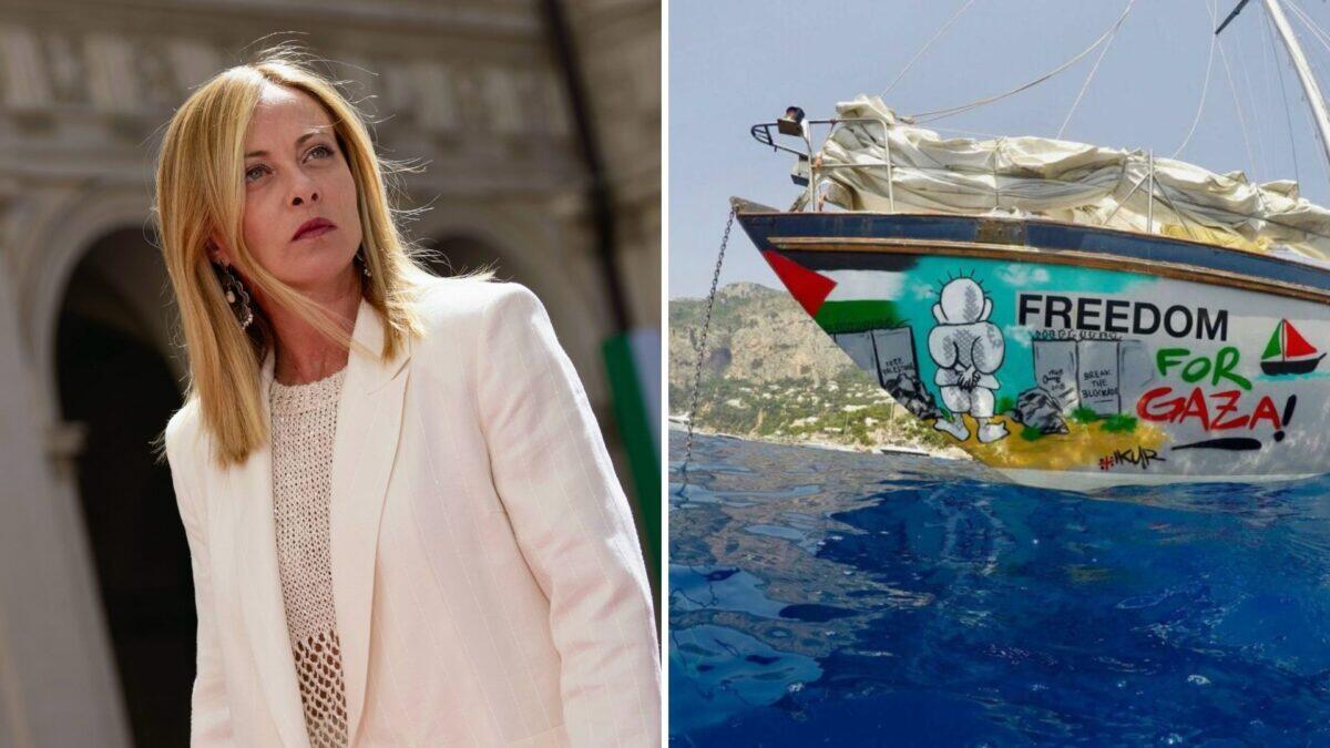 <p><strong>Meloni contro Flotilla: "Irresponsabili!" | Chi ha davvero a cuore il popolo palestinese?</strong></p> - 