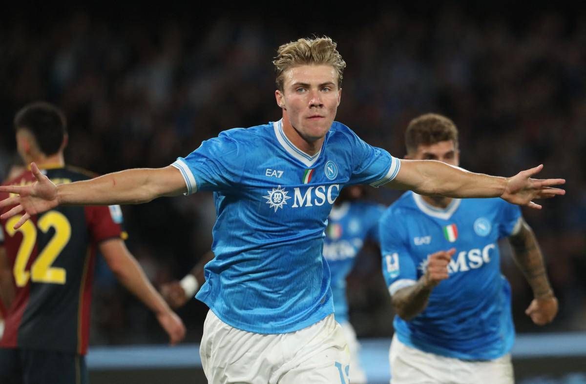 Napoli-Genoa 2-1, rimonta azzurra con Anguissa e Hojlund - 