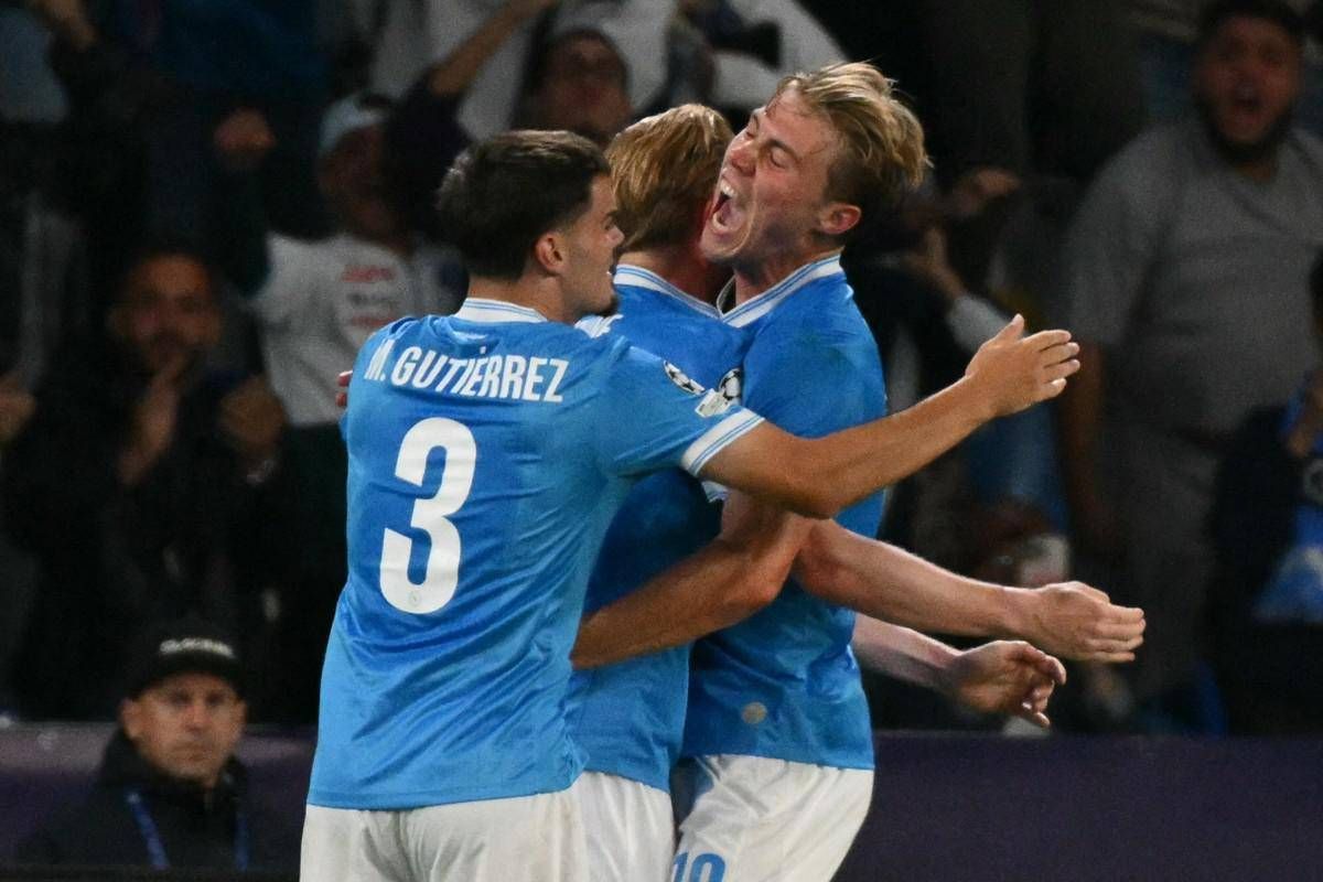 Champions League, Napoli-Sporting Lisbona 2-1 - 