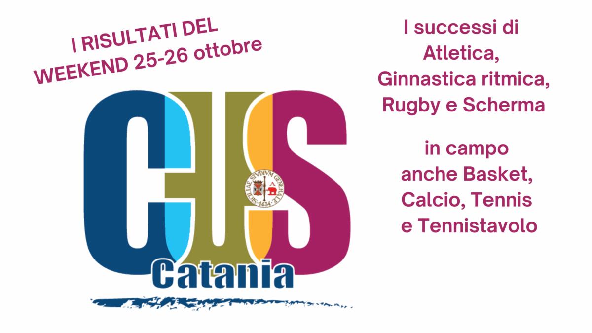 CUS Catania domina nel rugby e nella scherma | Ma il calcio riesce a sorprendere? -
