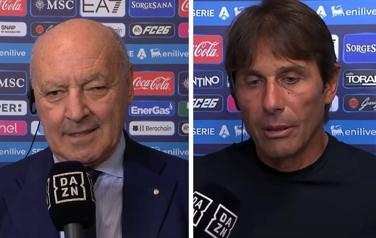 Napoli-Inter 3-1, Marotta contro "il rigorino". Conte: "Cerca alibi" - 