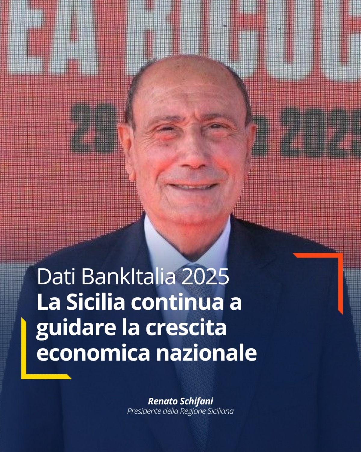 La Sicilia guida la ripresa economica nazionale - Credit Foto Renato Schifani