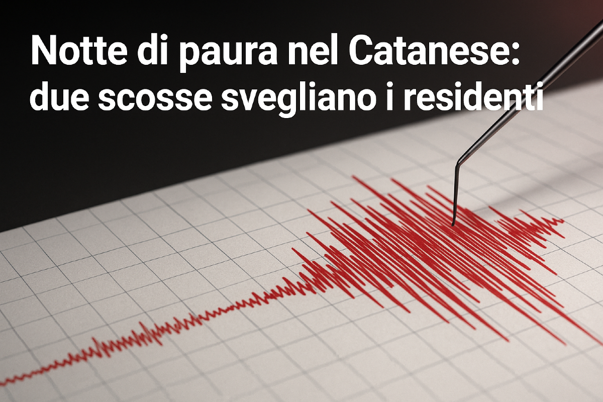Terremoto nel catanese: due scosse svegliano i residenti etnei - 