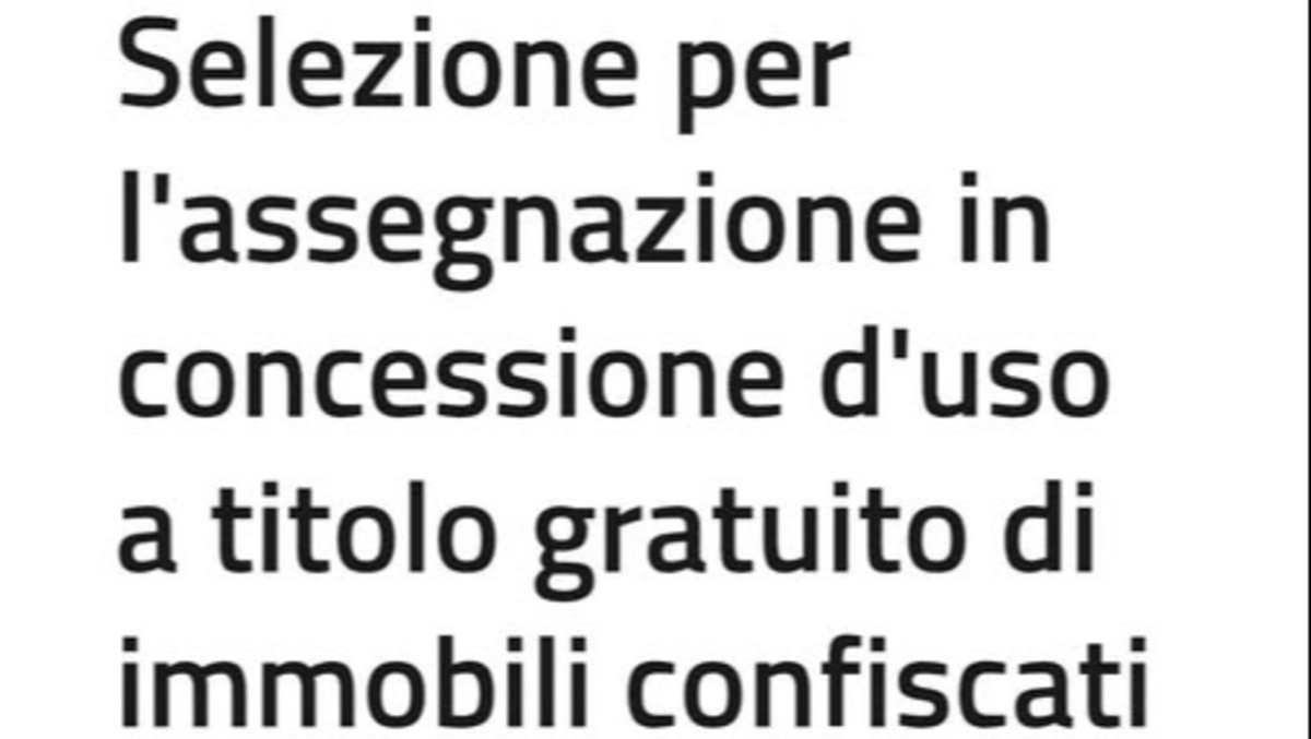 Mascalucia trasforma i beni confiscati: ecco come partecipare al bando - Credit foto Comune di Mascalucia