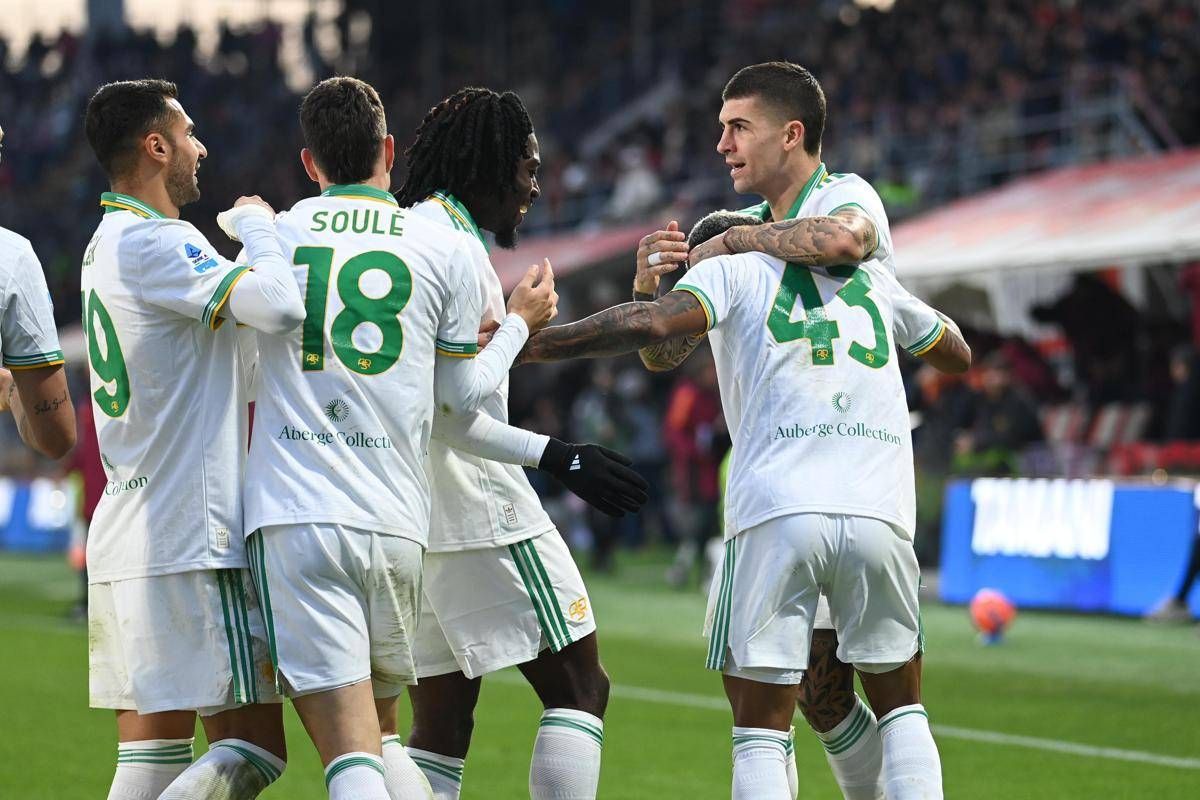 Cremonese-Roma 1-3, tris giallorosso e vetta della classifica per Gasperini - 