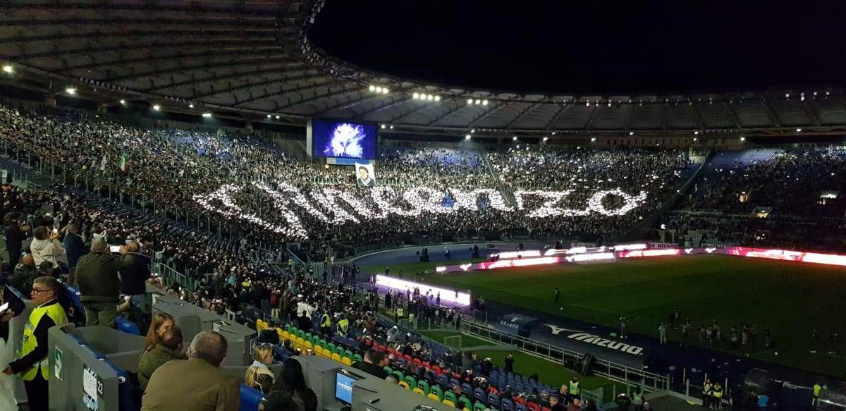 Lazio, la curva nord ricorda Vincenzo Paparelli - 