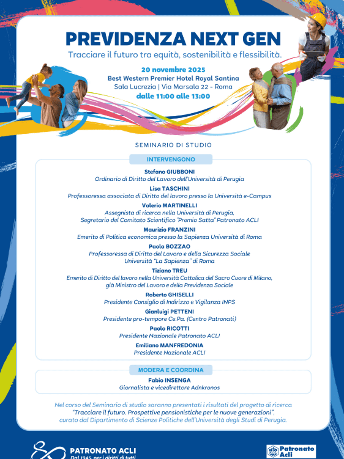 Patronato Acli, 20 novembre evento ‘Previdenza Next Gen’ - 