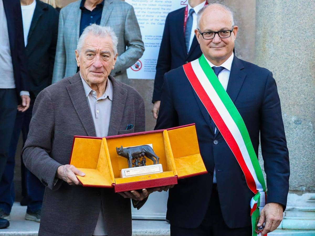 Robert De Niro premiato con la Lupa Capitolina a Roma: "Le mie radici rendono il premio più speciale" - 