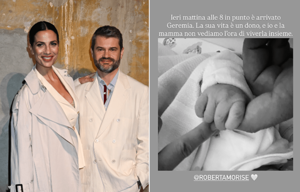 Roberta Morise e Enrico Bartolini genitori bis: "È arrivato Geremia" - 
