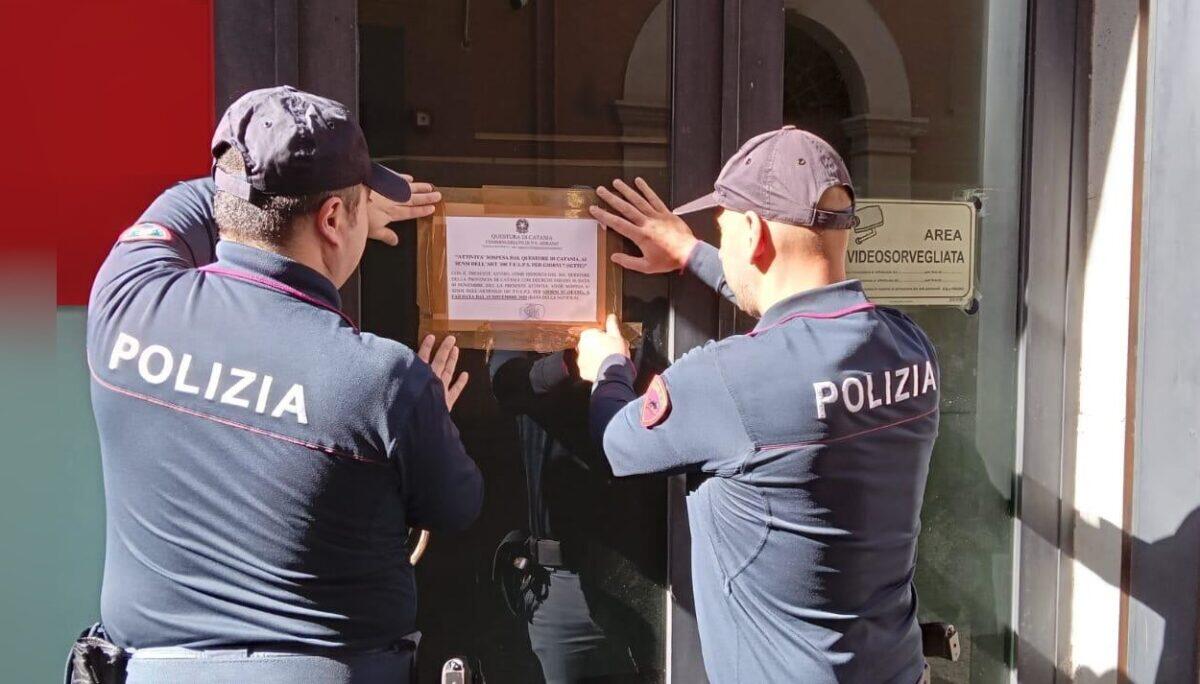 Sala giochi chiusa per 7 giorni | La Polizia di Catania dice basta a un ritrovo di pregiudicati! - 