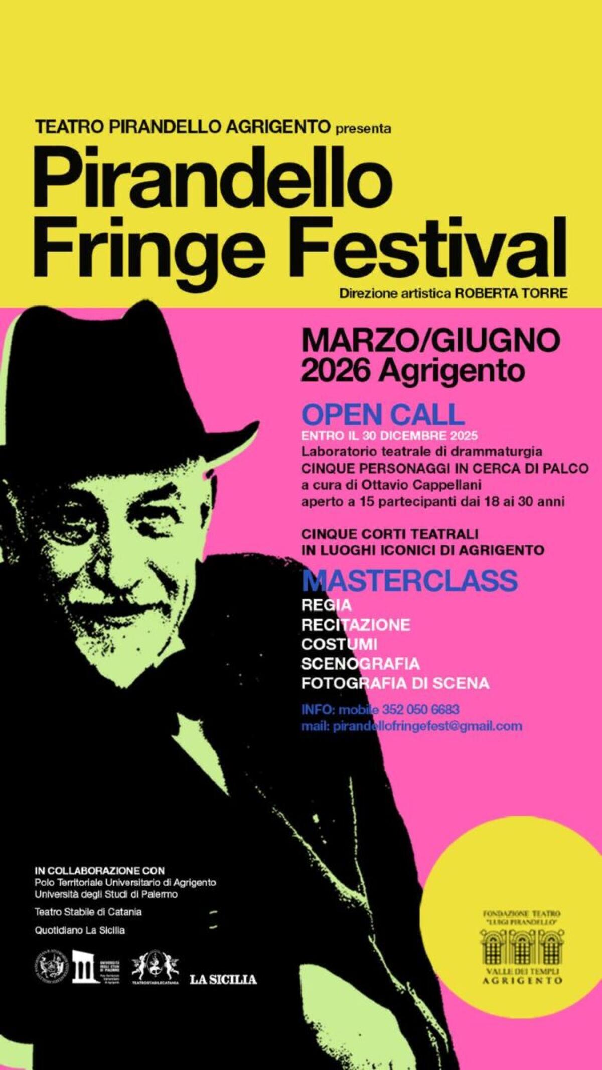 Pirandello rivive ad Agrigento | Scopri come i giovani artisti possono scrivere la storia! - 