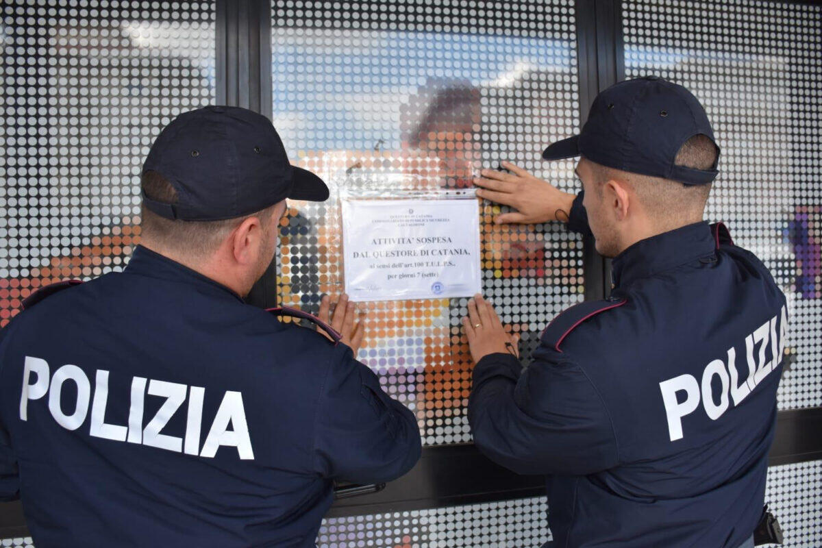 Chiusura per 7 giorni del centro scommesse | La Polizia di Catania beffa i pregiudicati e difende la sicurezza cittadina! - 