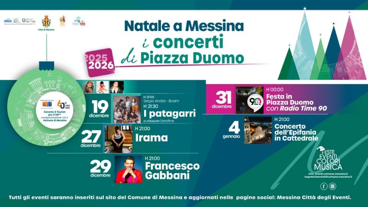 Natale a Messina 2025: un calendario ricco di eventi da non perdere - 